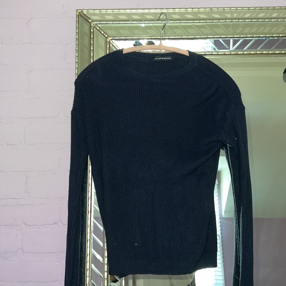 Brandy Melville Blue knit sweater